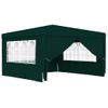 Carpa Profesional Para Fiestas Con Paredes Verde 90 G/m² 4x4 M Vidaxl