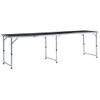 Mesa De Camping Plegable De Aluminio Gris 240x60 Cm Vidaxl