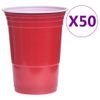 Juego De Beer Pong Plástico 0,5 L Vidaxl