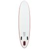 Set De Paddel Surf Tabla Sup Inflable Rojo Y Blanco Vidaxl