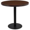 Mesa De Bistró Mdf Marrón Oscuro 80 Cm Vidaxl