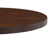 Mesa De Bistró Mdf Marrón Oscuro 80 Cm Vidaxl