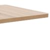 Mesa De Bistró Mdf Marrón Claro 80x80 Cm Vidaxl