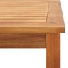 Mesa De Centro De Jardín Madera Maciza De Acacia 60x60x36 Cm Vidaxl