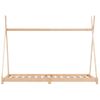 Estructura De Cama Infantil De Madera Maciza De Pino 70x140 Cm Vidaxl