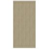 Aparador Madera Contrachapada Blanco Y Roble Sonoma 88x30x65 Cm Vidaxl