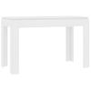 Mesa De Comedor De Madera Contrachapada Blanco 120x60x76 Cm Vidaxl