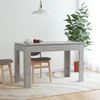 Mesa De Comedor De Aglomerado Gris Hormigón 120x60x76 Cm Vidaxl