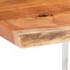 Mesa De Comedor Borde Irregular Acacia Maciza 200 Cm 3,8 Cm Vidaxl