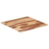 Superficie De Mesa Madera Maciza De Sheesham 15-16 Mm 80x80 Cm Vidaxl