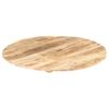 Superficie De Mesa Redonda Madera Maciza De Mango 15-16 Mm 50cm Vidaxl