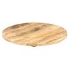 Superficie De Mesa Redonda Madera Maciza De Mango 25-27 Mm 40cm Vidaxl