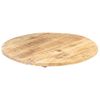 Superficie De Mesa Redonda Madera Maciza De Mango 25-27 Mm 40cm Vidaxl