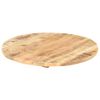 Superficie De Mesa Redonda Madera Maciza De Mango 25-27 Mm 80cm Vidaxl