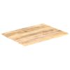 Superficie De Mesa Madera Maciza De Mango 15-16 Mm 70x60 Cm Vidaxl