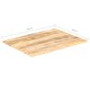 Superficie De Mesa Madera Maciza De Mango 15-16 Mm 80x60 Cm Vidaxl