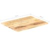 Superficie De Mesa Madera Maciza De Mango 25-27 Mm 70x60 Cm Vidaxl