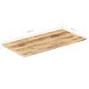 Superficie De Mesa Madera Maciza De Mango Vidaxl 25-27 Mm 140x60 Cm