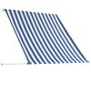 Toldo Retráctil Azul Y Blanco 100x150 Cm Vidaxl