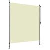 Estor Enrollable De Exterior Color Crema 200x270 Cm Vidaxl