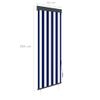 Estor Enrollable De Exterior Azul Y Blanco 60x250 Cm Vidaxl