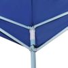 Cenador Plegable Con 2 Paredes Azul 5x5 M Vidaxl