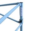 Cenador Plegable Con 2 Paredes Azul 5x5 M Vidaxl