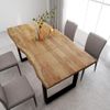 Mesa De Comedor De Madera Maciza De Acacia 180x90x76 Cm Vidaxl