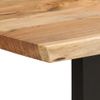 Mesa De Comedor De Madera Maciza De Acacia 180x90x76 Cm Vidaxl