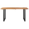 Mesa De Comedor De Madera Maciza De Acacia 154x80x76 Cm Vidaxl