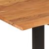 Mesa De Comedor De Madera Maciza De Acacia 154x80x76 Cm Vidaxl