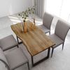 Mesa De Comedor De Madera Maciza De Acacia 140x70x76 Cm Vidaxl