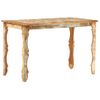 Mesa De Comedor De Madera Maciza Reciclada 120x60x76 Cm Vidaxl