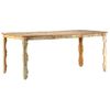 Mesa De Comedor De Madera Maciza Reciclada 180x90x76 Cm Vidaxl