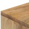 Mesa Consola De Madera Maciza De Mango 90x45x75 Cm Vidaxl