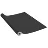 Láminas Autoadhesivas Muebles Pvc Negro 500x90 Cm Vidaxl