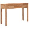 Mesa Consola De Madera Maciza De Teca 110x35x75 Cm Vidaxl