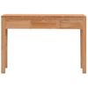 Mesa Consola De Madera Maciza De Teca 110x35x75 Cm Vidaxl