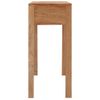 Mesa Consola De Madera Maciza De Teca 110x35x75 Cm Vidaxl