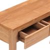 Mesa Consola De Madera Maciza De Teca 110x35x75 Cm Vidaxl