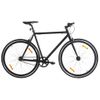 Bicicleta De Piñón Fijo Negro 700c 59 Cm Vidaxl