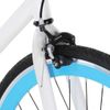 Bicicleta De Piñón Fijo Blanco Y Azul 700c 55 Cm Vidaxl