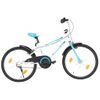 Bicicleta Para Niños 20 Pulgadas Azul Y Blanco Vidaxl