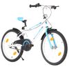 Bicicleta Para Niños 20 Pulgadas Azul Y Blanco Vidaxl