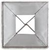 Picas De Tierra 6 Uds Acero Galvanizado Plateado 7x7x75 Cm Vidaxl