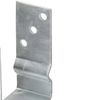 Anclajes De Valla 6 Uds Acero Galvanizado Plateado 7x6x15 Cm