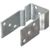 Anclajes De Valla 6 Uds Acero Galvanizado Plateado 8x6x15 Cm Vidaxl