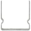 Anclajes De Valla 2 Uds Acero Galvanizado Plateado 14x6x15 Cm