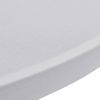 Mantel Elástico Para Mesa Alta 4 Unidades Blanco Ø60 Cm Vidaxl