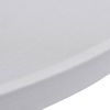 Mantel Elástico Para Mesa Alta 4 Unidades Blanco Ø80 Cm Vidaxl